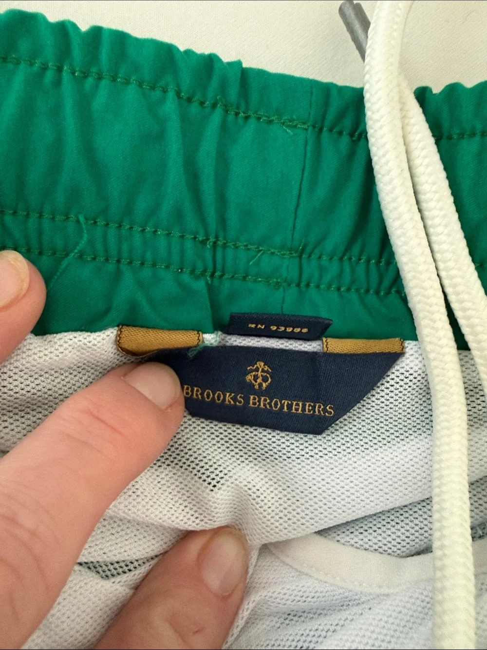 Brooks Brothers Green Shirt with Yellow Embroidered Logo